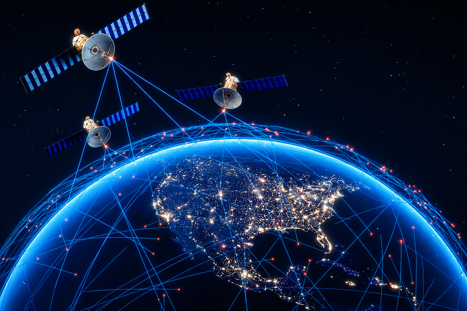 Converged connectivity fabric combining terrestrial, airborne and multi-orbit satellite access